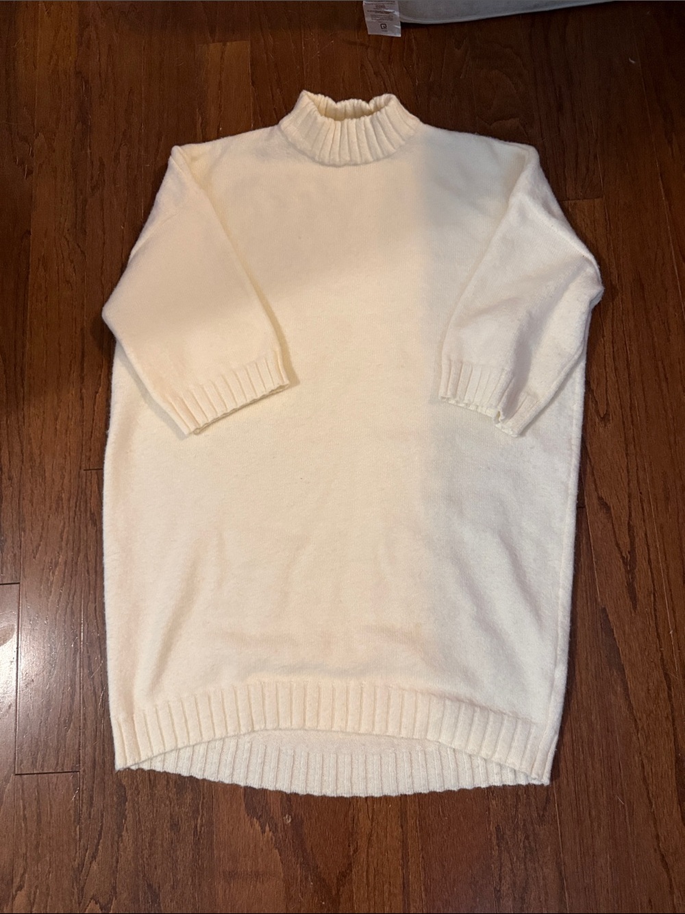 Tuckernuck Cream Mock Neck Sweater Dress